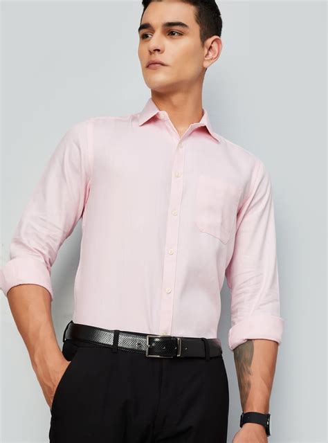 Buy Men Regular Fit Woven Formal Shirt Online at just Rs. 699.0 ...