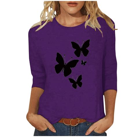 Cilsoka Long Sleeve Shirts for Women Cotton Womens Long Sleeve Cotton ...