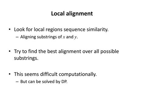 Image result for Local Sequence Alignment