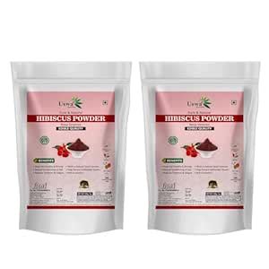 Uswa Ayurvedic Natural Hibiscus Powder | Rosa-Sinensis/Gudhal | 200g x ...