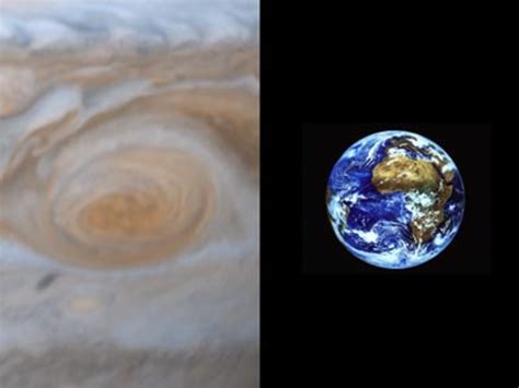 ESA - Jupiter's Great Red Spot and Earth
