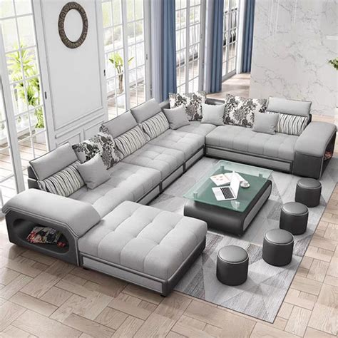 Jual Sofa Minimalis Letter U Shape Jumbo Ukuran Besar Kualitas Premium ...