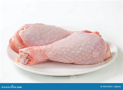Raw turkey legs stock image. Image of white, meat, fresh - 55673243