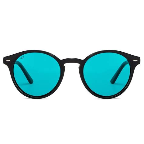 Buy Vincent Chase by Lenskart By Lenskart Black Green Medium Round ...