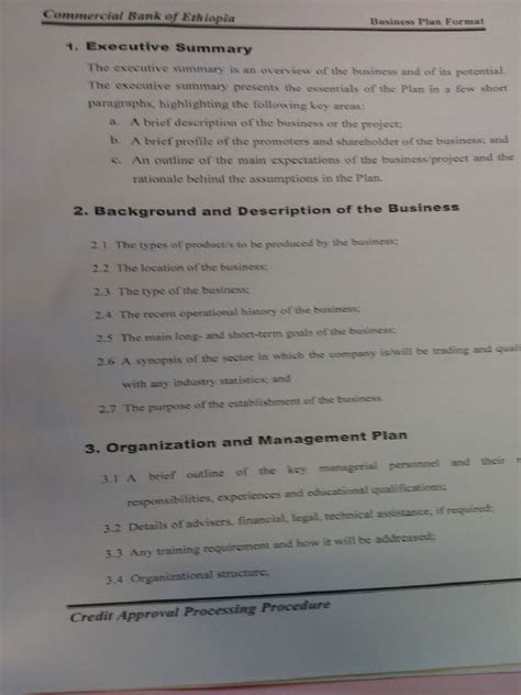 Business Plan Format Template 的图像结果