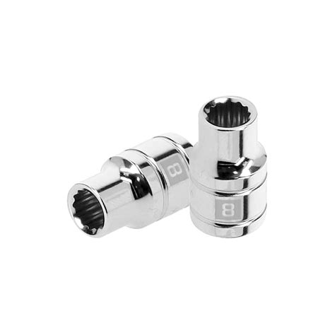 Dado estriado 3/8" 8mm Truper — Multi Soluciones