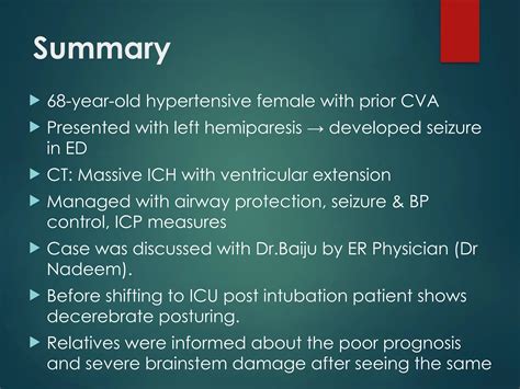 seizure secondary to ICH, Hypertensive bleed.pptx