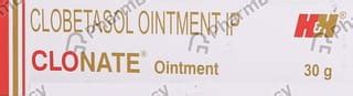 Clonate 0.05 % Ointment (30): Uses, Side Effects, Price & Dosage ...