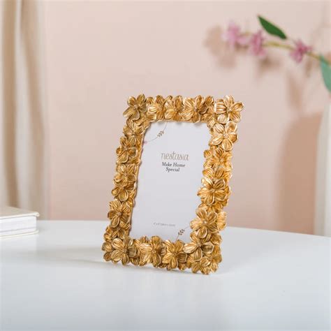 Bronze Floral Family Photo Frame Small 8"x7" Online - Premium Photo ...