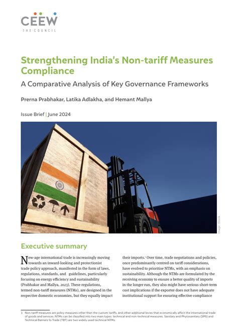 How can a Compliance Framework Tackle Gaps in Non-Tariff Measures?
