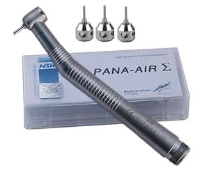 NSK Dental Airotor Handpiece Super torque chuck type with three spare ...
