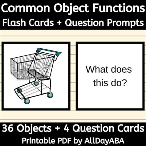 Image result for Object Function Flash Cards