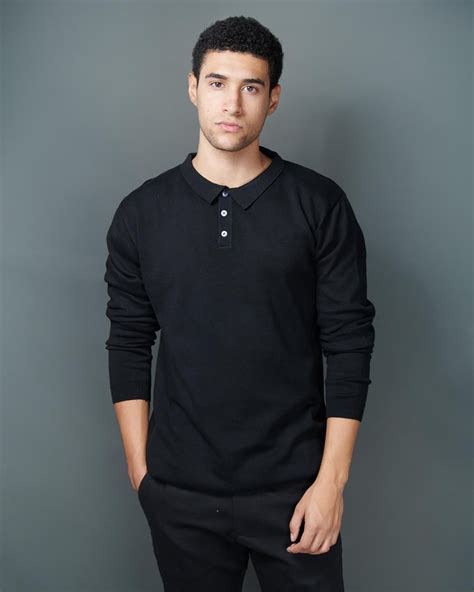 Buy Men's Black Blanca Knit Polo Sweater Online at Bewakoof