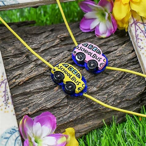 Buy Cutest School Bus Kids Rakhi (Set of 2) Online in India - Mypoojabox.in