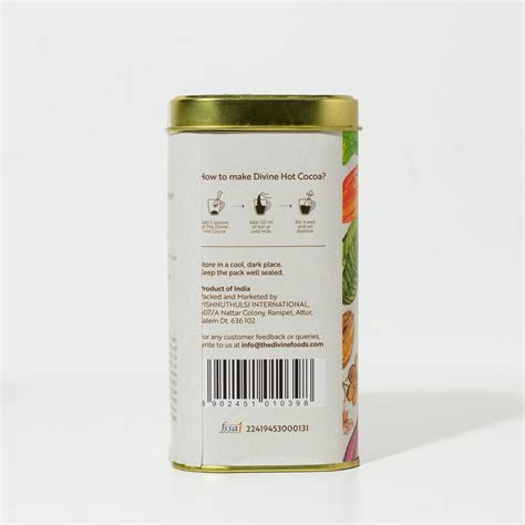 Drinking Chocolate (Hot Cocoa) Instant Mix Made with Palm Jaggery | Fi