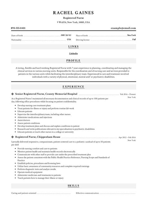 Nurse Resume Templates - Modern Resume Template Word