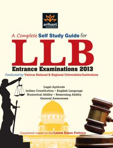 A Complete Self Study Guide for LLB Entrance Exam 2013: Buy A Complete ...