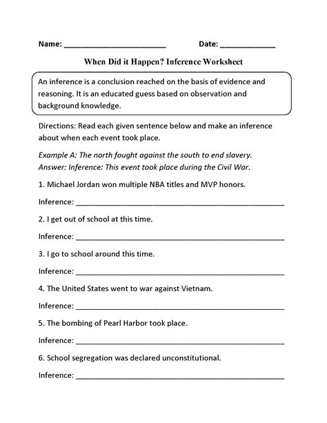 Observation Vs Inference Worksheet – Owhentheyanks.com