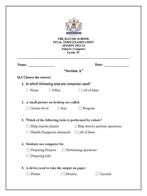 Computer Project Form 4 的图像结果