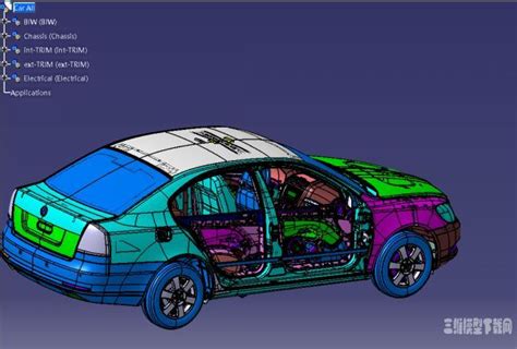 欧系车整车结构3D设计 - 3D模型下载网_车辆3d模型下载 - 三维模型下载网—精品3D模型下载网
