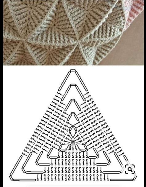 Image result for Crochet Triangle Blanket Pattern