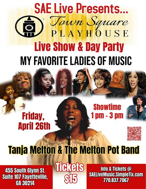 Fayetteville! SAE Live Show & Day Party Concert! Favorite Ladies of ...
