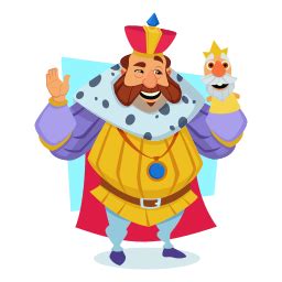King Stickers - Free smileys Stickers