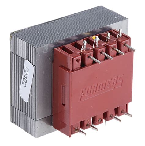 RS PRO | RS PRO 12V ac 2 Output Through Hole PCB Transformer, 3VA | 504 ...