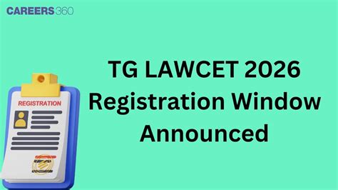 TG LAWCET 2026 registration window announced; Check exam date and syllabus