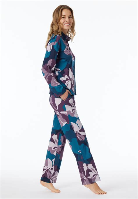 Pyjama Interlock multicolor bedruckt - Modern Nightwear | SCHIESSER
