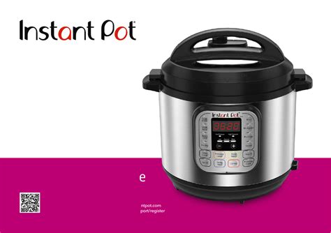 Instant Pot User Manual 的图像结果