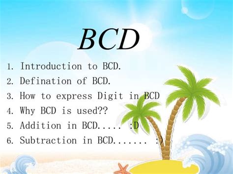 BCD Code 的图像结果