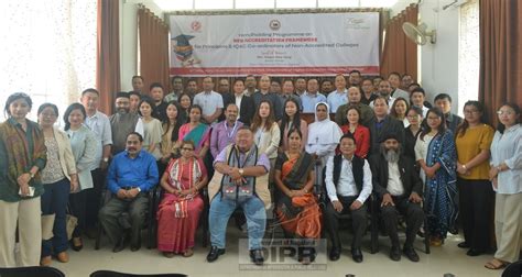 NEW ACCREDITATION FRAMEWORK PROGRAMME HELD | DIPR Nagaland-Department ...