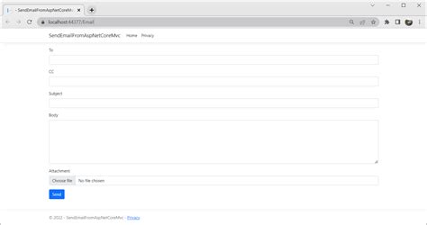 Image result for ASP.NET Send Email