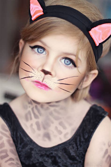 Leopard makeup, cat makeup, kid costume www.sunkissedandmadeup.com ...
