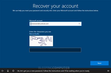 Image result for Microsoft Password Recovery
