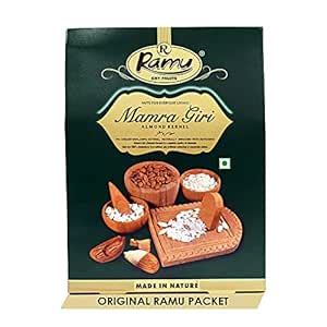 Fruitri Ramu Almond Giri (Mamra Badam) - Big Size, 250g : Amazon.in ...