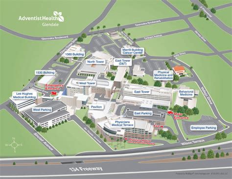 Adventist Health Glendale Maps and Directions - TittlePress