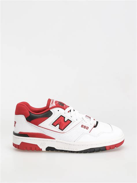 New Balance 550 Shoes - white, red (white/red)