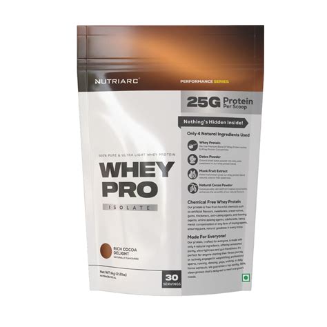 Nutriarc Whey Protein Isolate | India’s 1st Chemical-Free Whey Protein ...