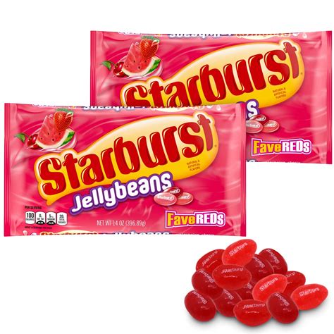 Snapklik.com : Starburst Jelly Beans 2-Pack Fave Reds Jelly Beans Sweet ...