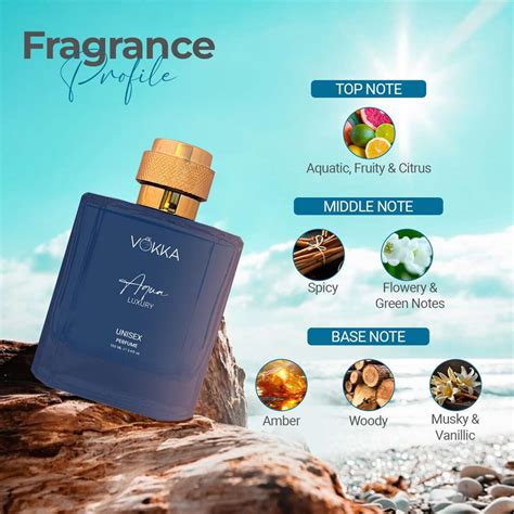 Buy VOKKA Aqua 100 ml | Unisex Luxury Long Lasting Aqua Perfume For Men ...