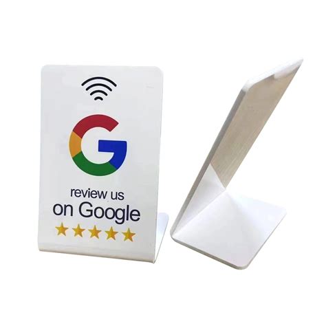 Google Review NFC Standee with QR Code for Instant Sharing – Kurmah