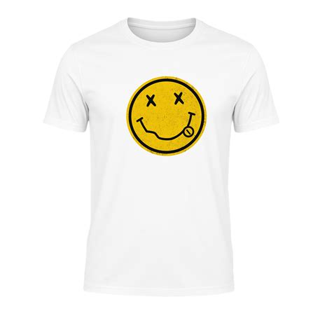 Smiley - Stay Happy. Stay Weird pure cotton PrintPromp T-Shirt – Printpromp