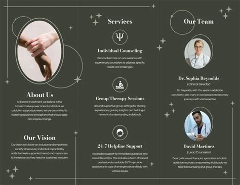 Image result for Brochure Addiction Recovery Program