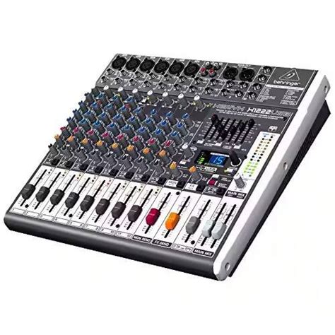 Behringer XENYX X1222USB Premium 16-Input 2/2-Bus Mixer with XENYX Mic ...