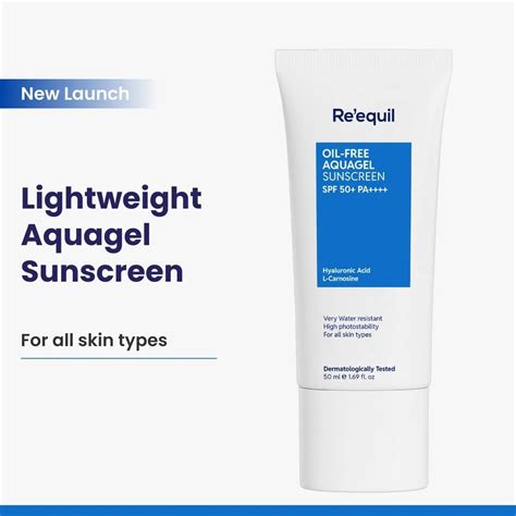 Oxybenzone Free SPF 50 Sunscreens by Re'equil