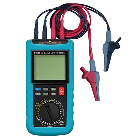 allsun Digital Electric Cable Resistance Tester Cable Wire Length Meter ...