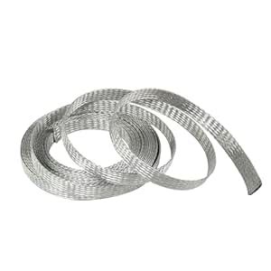 FOURUB Expandable Mesh Braided Wires Grounding Straps Shielding Audio ...