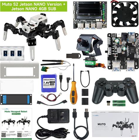 Yahboom Programmable DIY AI Hexapod Robotic MUTO S2 India | Ubuy
